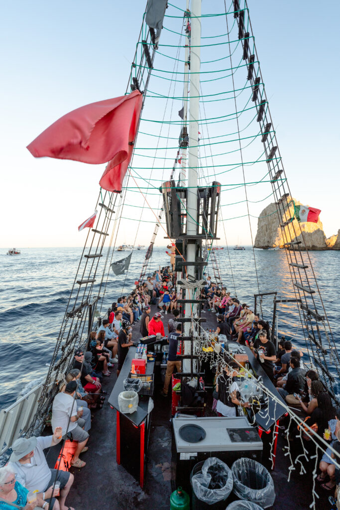 Cabo Pirates Best Whale Watching Los Cabos Boat Tour with Breakfast PIRATE ADVENTURE
